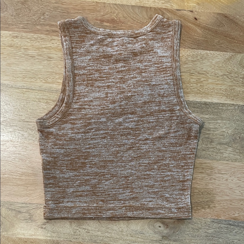Forever 21 Tan Marled Crop Top - Picture 4 of 4